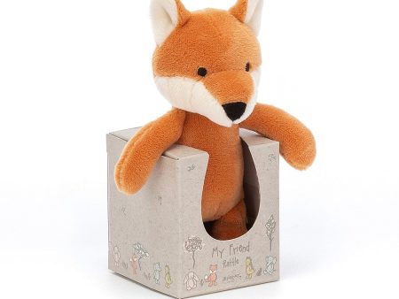 JellyCat My Friend Fox Rattle - H12cm Cheap