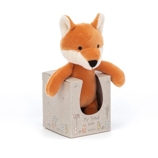 JellyCat My Friend Fox Rattle - H12cm Cheap