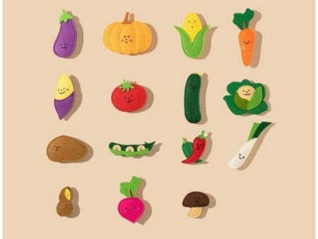 Noriterboard Felt Magnet - Vegetables (New) Fashion