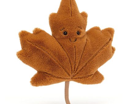 JellyCat Woodland Maple Leaf - Little H21cm For Sale