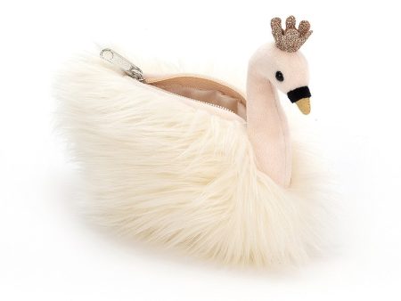 JellyCat Fancy Swan Purse For Cheap